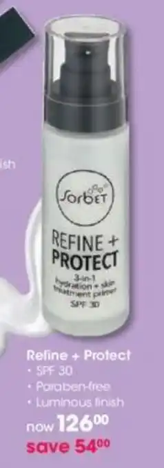 Clicks Sorbet Refine + Protect SPF30 offer