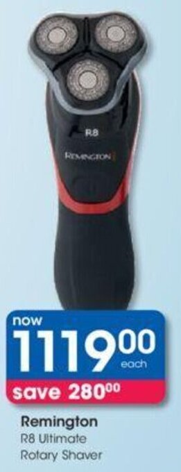 Clicks Remington R8 Ultimate Rotary Shaver offer