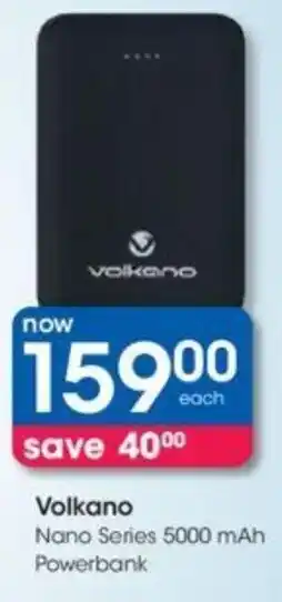 Clicks Volkano Nano Series 5000mAh Powerbank offer