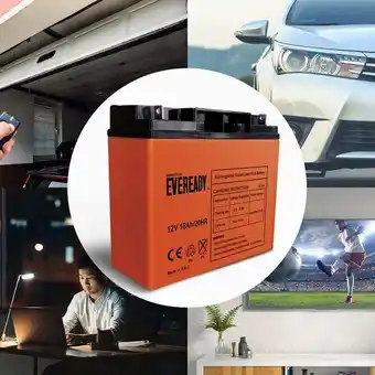 12v 18ah/20hr rechargeable sealed lead-acid battery