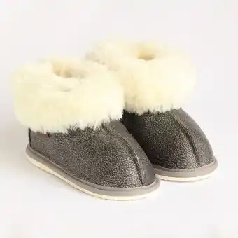 Unisex imported merino sheepskin leather slippers