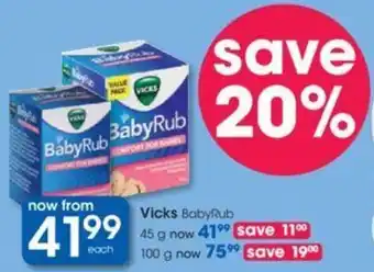 Vicks Baby Rub 45g