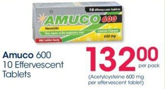 Clicks Amuco 600 10 Effervescent Tablets offer