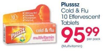 Plusssz Cold & Flu 10 Effervescent Tablets