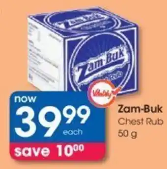 Clicks Zam-Buk Chest Rub 50g offer