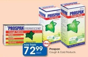 Clicks Prospan Cough & Cold Products offer