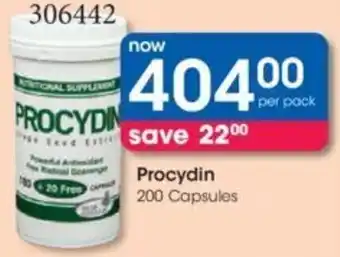 Clicks Procydin 200 Capsules offer