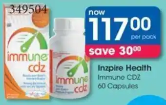 Inzpire Health Immune CDZ 60 Capsules