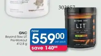 GNc Beyond Raw LIT Pre-Workout 412.8g