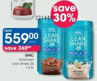 Clicks GNc Total Lean Shake 25 1.8lb offer