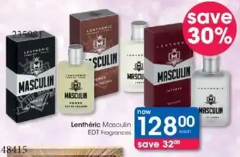 Clicks Lenthéric Masculin EDT Fragrances offer