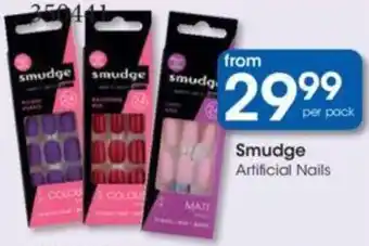 Clicks Smudge Artificial Nails offer