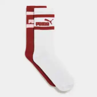 Sportscene Puma 2-pack red socks offer