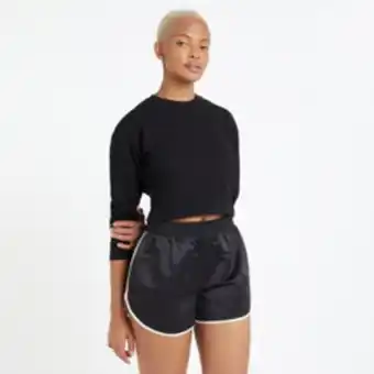 The FIX Women's black co-ord satin shorts offer