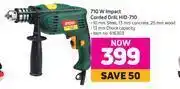 Game Ryobi 710w impact corded drill hid-710 offer