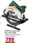 Game Ryobi 1250w circular saw hcs-1 hcs-1250 offer
