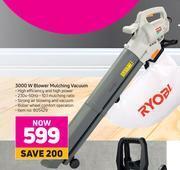 Game Ryobi 3000w blower mulching vacuum offer