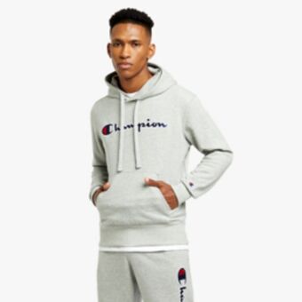 Sportscene Champion men's rochester grey melange hoody offer