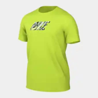 Totalsports Nike dri-fit sport clash men's lime training t-shirt offer