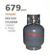 BUCO Megamaster 9Kg Gas Cylinder-Each offer