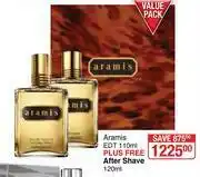 Dis-Chem Aramis EDT 110ml Plus Free After Shave 120ml offer