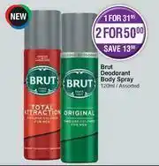 Dis-Chem Brut Deodorant Body Spray Assorted-For 1 x 120ml offer