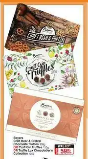 Beyers Craft Beer & Pretzel Chocolate Truffles 100g-Each