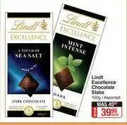 Dis-Chem Lindt Excellence Chocolate Slabs Assorted-100g Each offer
