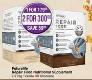 Dis-Chem Futurelife Repair Food Nutritional Supplement (Vanilla Or Chocolate)-For 1 x 7 x 75g offer