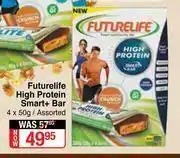 Dis-Chem Futurelife High Protein Smart + Bar Assorted-4 x 50g offer