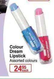 Beauty Treats Colour Dream Lipstick Assorted Colours-Each