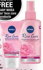 Nivea Hydrating Face Mist With Organic Rose Water-150ml Each