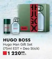 Edgars Hugo Boss Man Gift Set (75ml EDT + Deo Stick)-Each offer