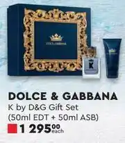 Edgars Dolce & Gabbana K By D&G Gift Set (50ml EDT + 50ml ASB)-Each offer