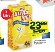 Pick n Pay Danone Ultra Mel Custard (Assorted)-1L Each offer