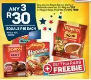 Pick n Pay Royco Sauce, Gravy Or Marinade Assorted-Any 3 x 32-48g offer
