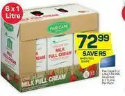 Pick n Pay Fair Cape Eco Long Life Milk (Assorted)-6 x 1L Per Pack offer