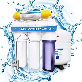 6-stage 75gpd reverse osmosis system with ph+ alkaline remineralisation