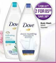 Dis-Chem Dove Body Wash (Assorted)-500ml offer