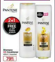 Dis-Chem Pantene Shampoo Or Conditioner 400ml Assorted-Each offer