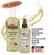 Dis-Chem Palmer's Cocoa Butter Formula Moisturizing Body Oil 250ml Or Coconut Oil Formula Body Oil 150ml-Each offer