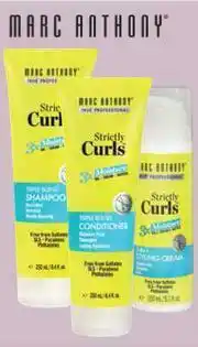 Dis-Chem Marc Anthony Strictly Curls 3 x Moisture Triple Blend Shampoo Or Conditioner-250ml Each offer