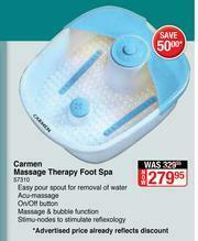 Dis-Chem Carmen Massage Therapy Foot Spa offer