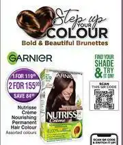 Dis-Chem Garnier Nutrisse Creme Nourishing Permanent Hair Colour-Each offer