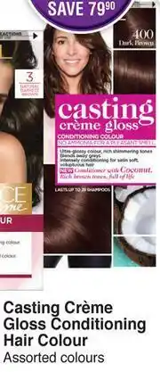 Dis-Chem Loreal Casting Creme Gloss Conditioning Hair Colour-Each offer