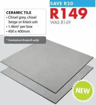 Chamberlain Ceramic Tile 400 x 400mm offer