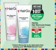 Hair Go Hair Removal Cream (Assorted)-125ml Each