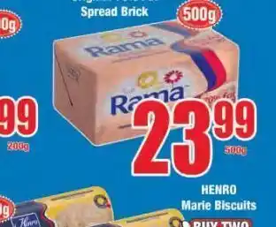 Boxer Rama spreads offer