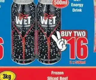 Boxer Wet energy drink 2 offer