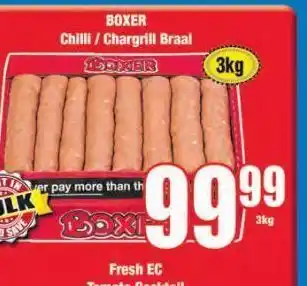 Boxer Boxer chargrill offer